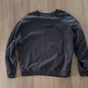 Kith Men's Black Crewneck Sweater